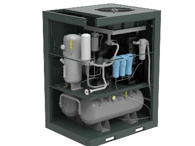 22-37kW KF系列箱式集成螺桿空壓機