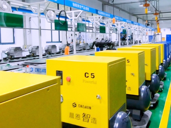 晨恩空壓機-智能裝配線